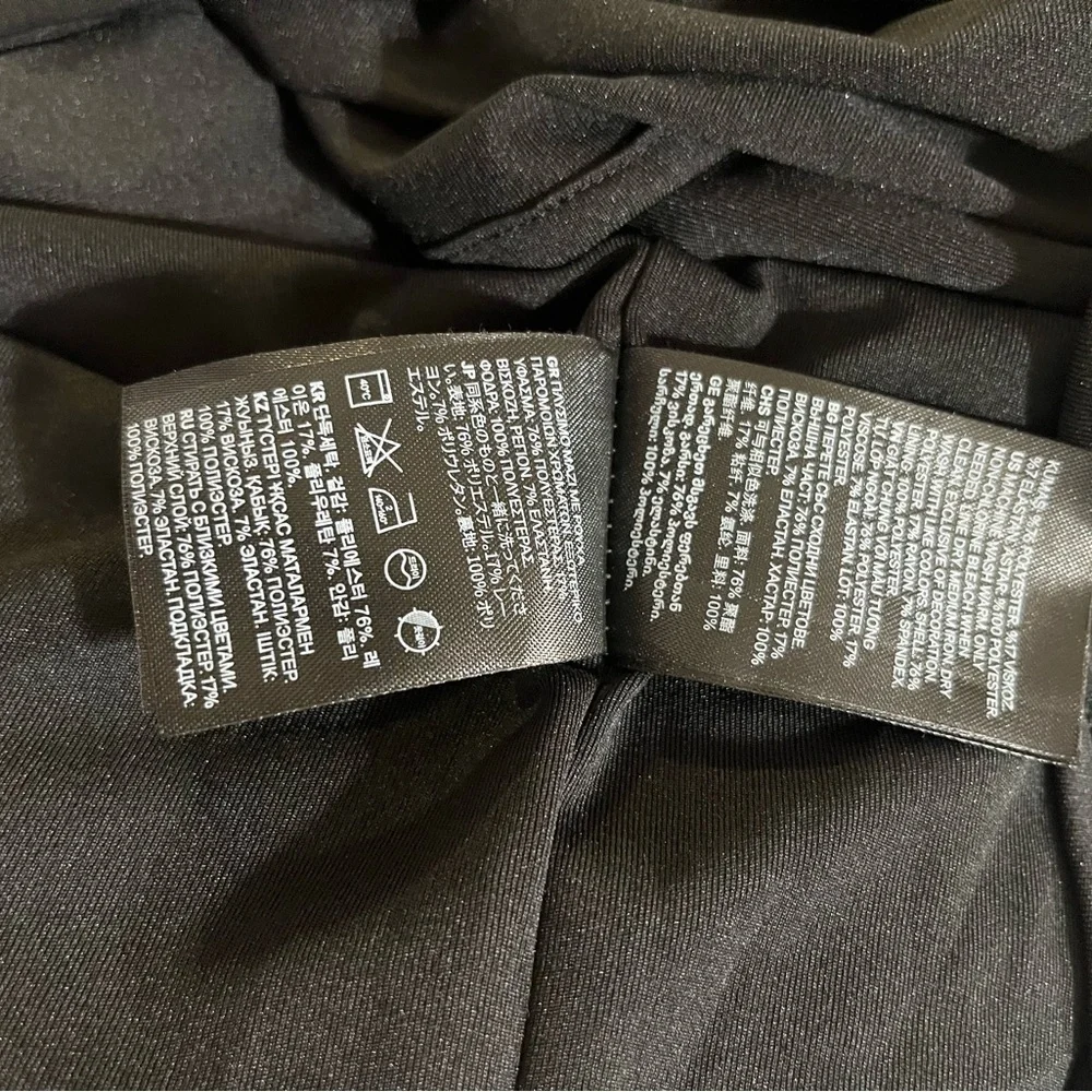 H&M size XL dress career, black pen dress plus size woman